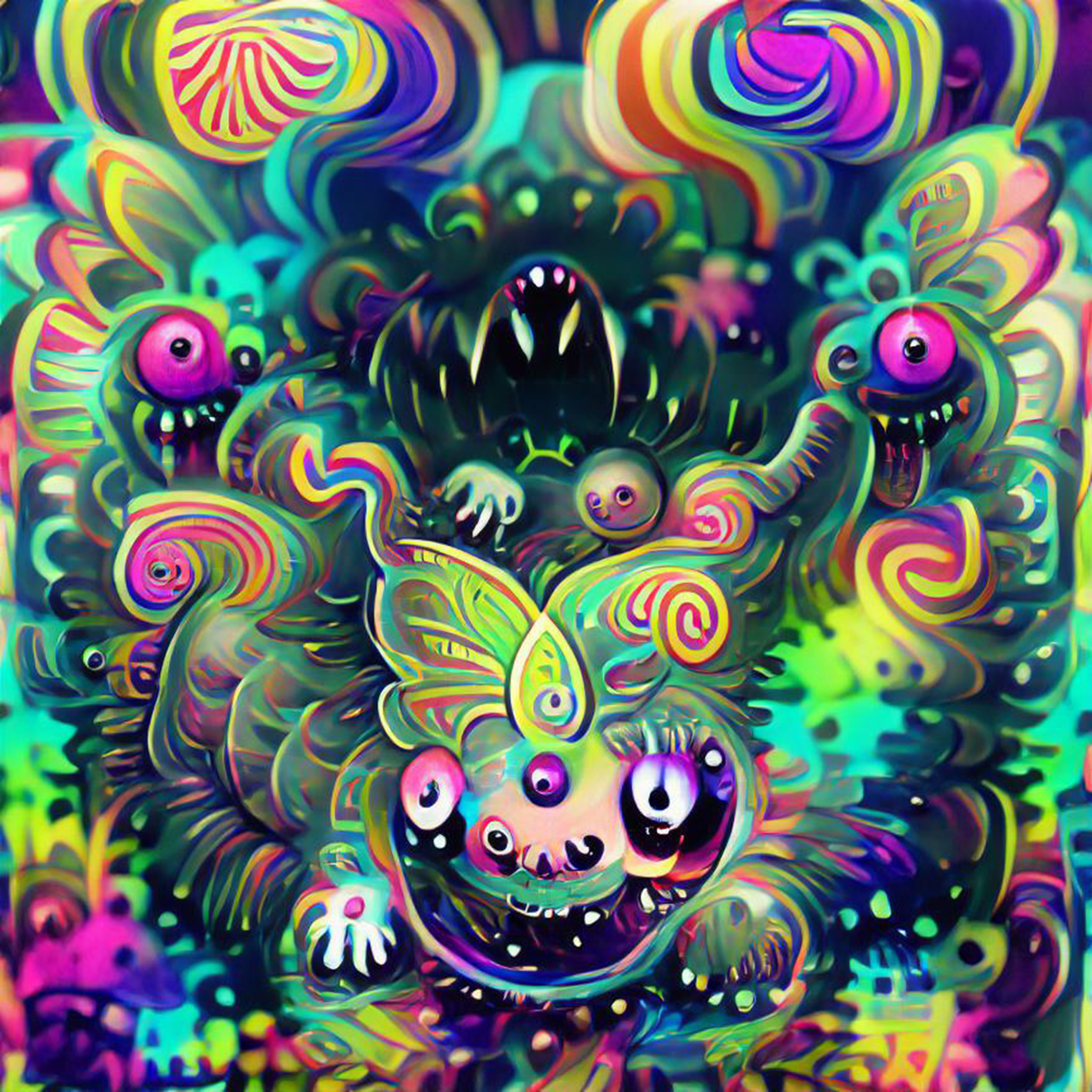Psychedelic Creatures #9