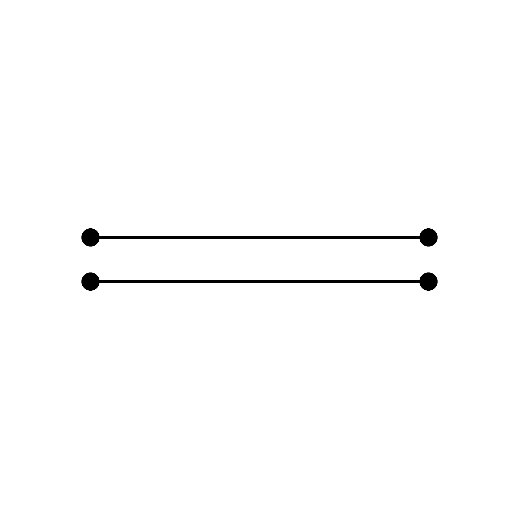 Parallel line segments