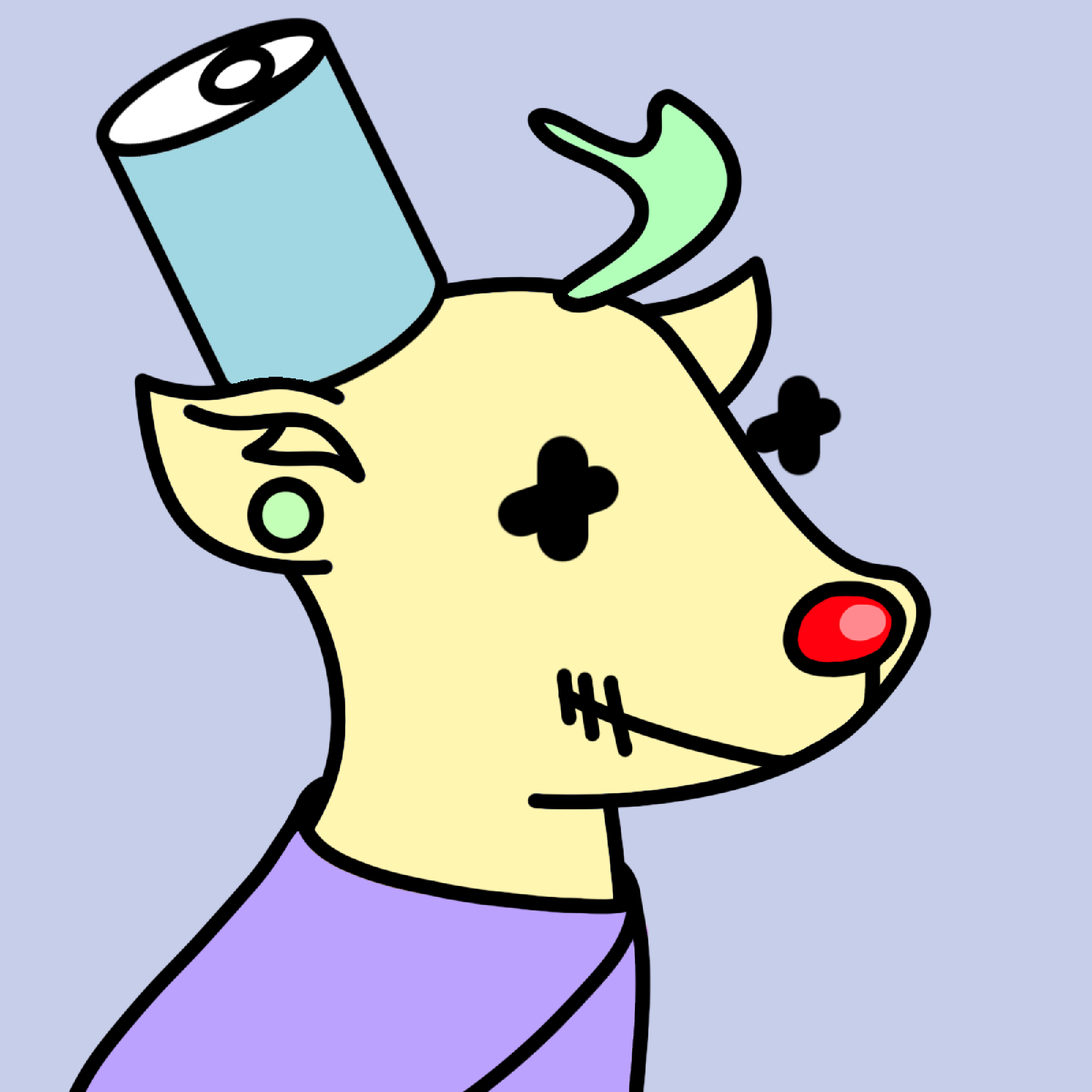 Doodled Deer#990