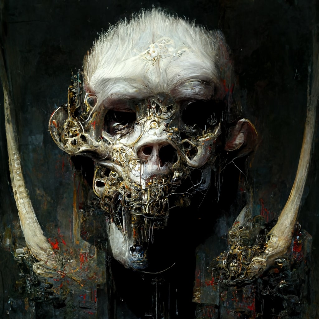 Monkey Skull #06