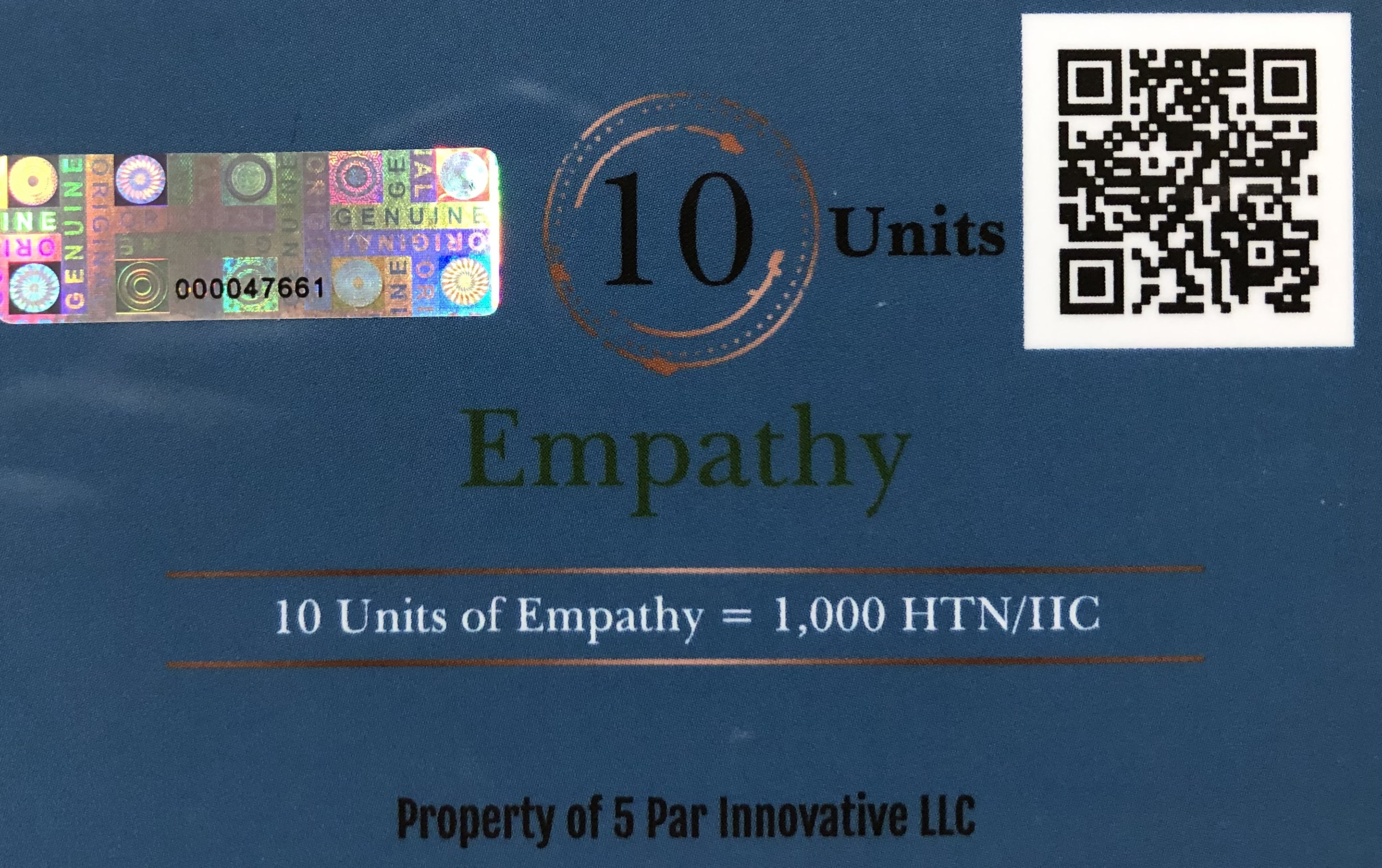10 Units of Empathy