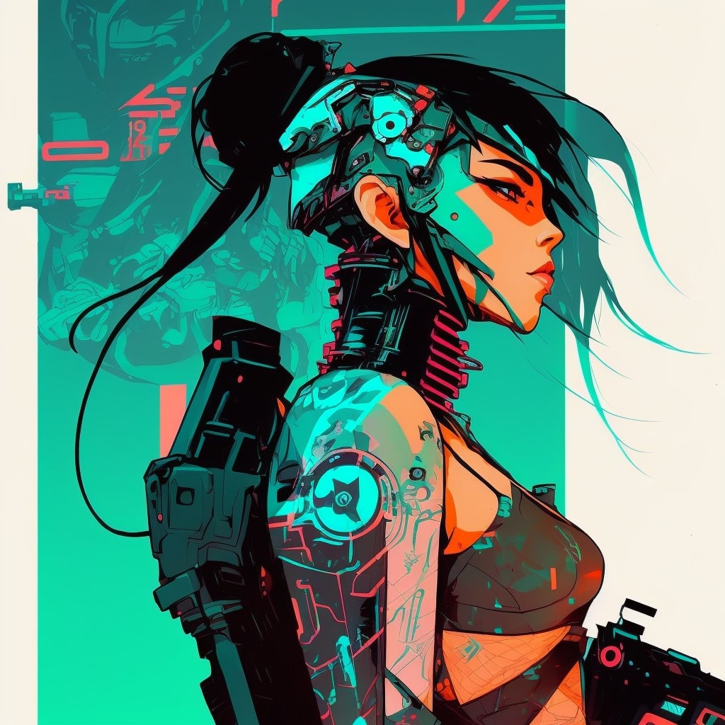 Cyberpunk Robot #02