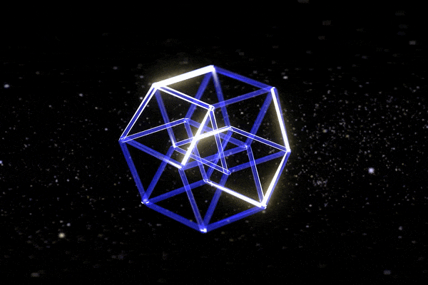 Hypercube Midnight Blue 2 #10