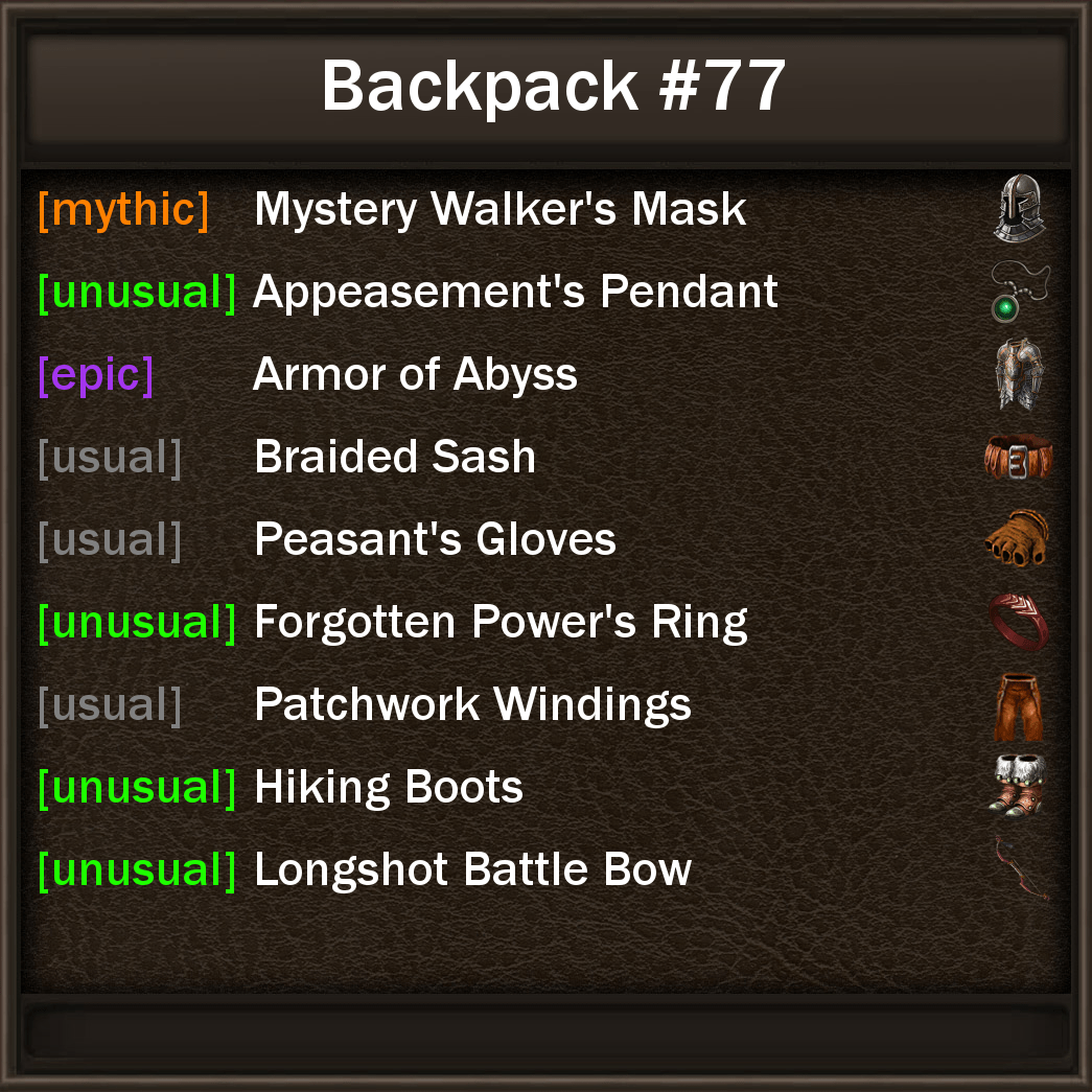 Backpack #77