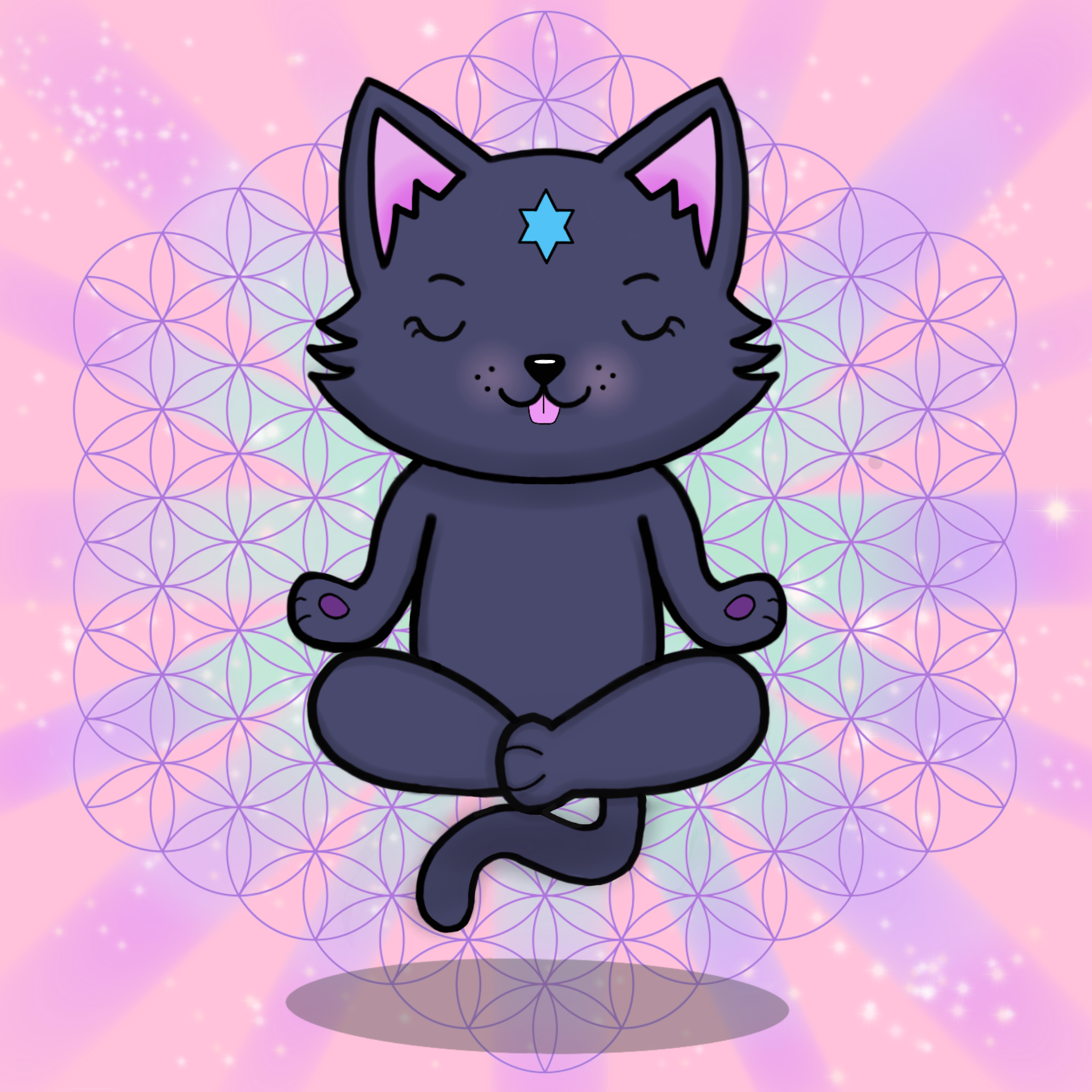 Meditating Kitten 13