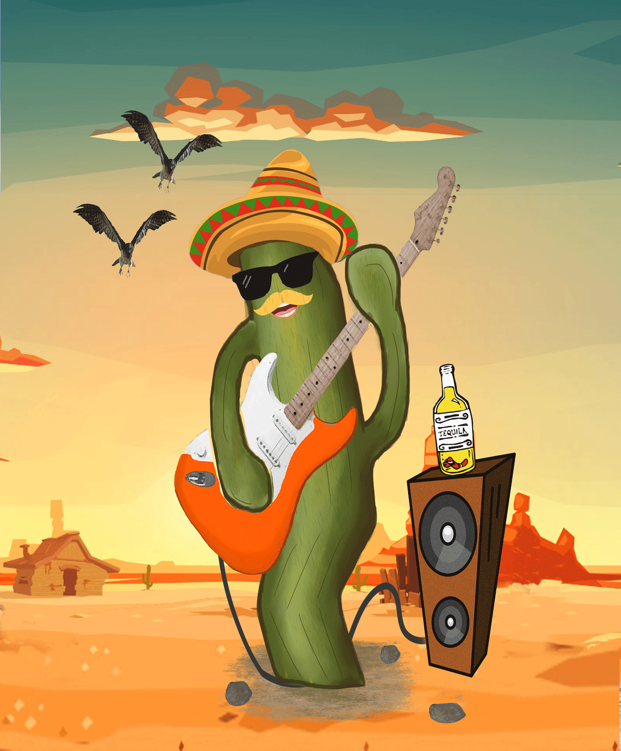 Rocker Cactus #13