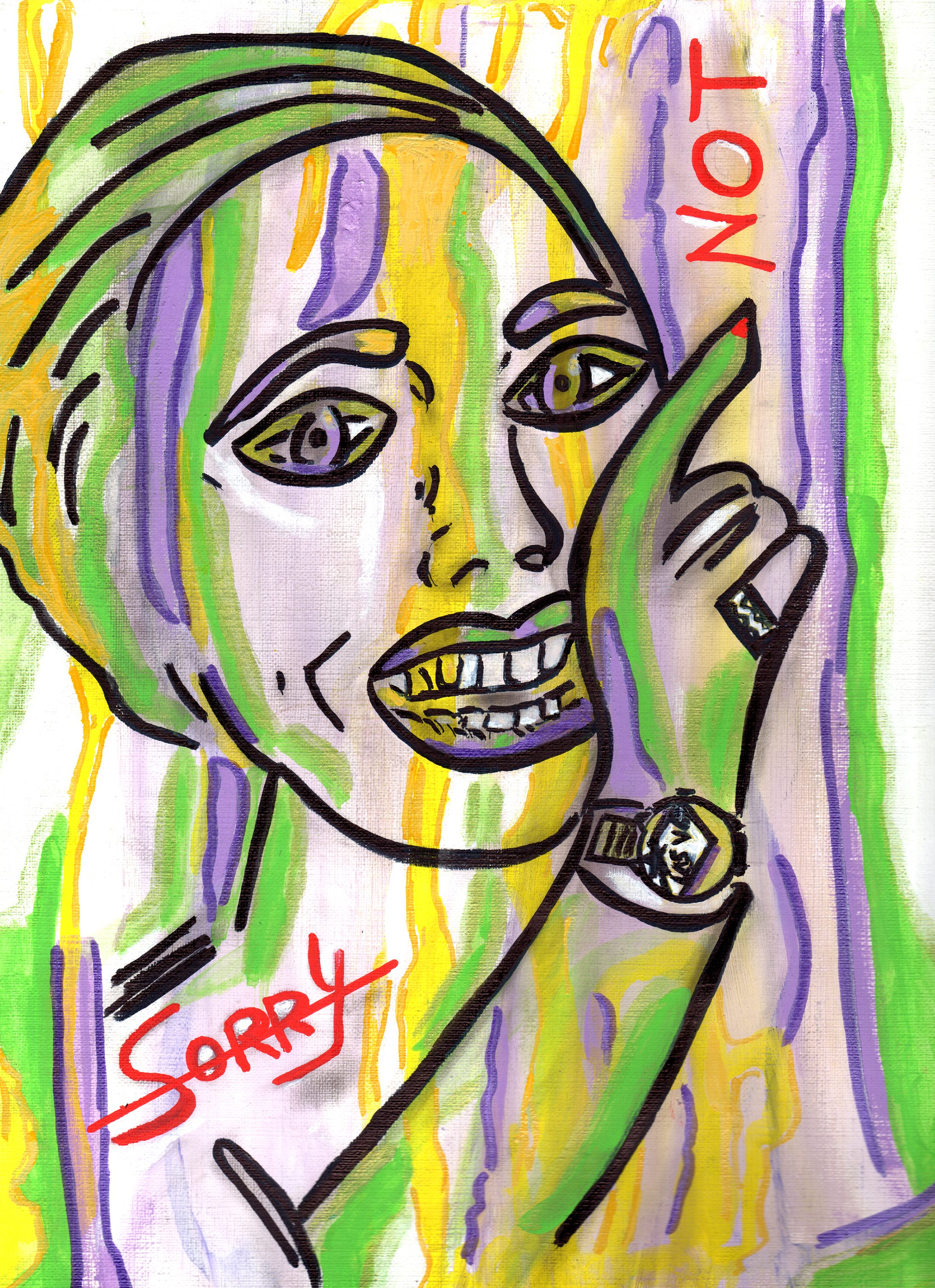 Self Portrait Sorry-Not-Sorry