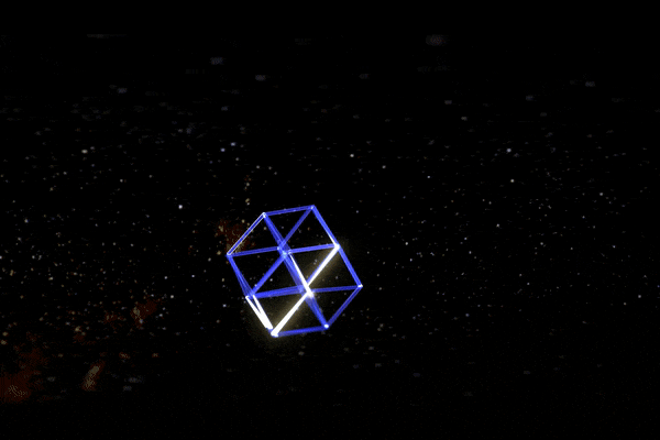Hypercube Midnight Blue 3 #10