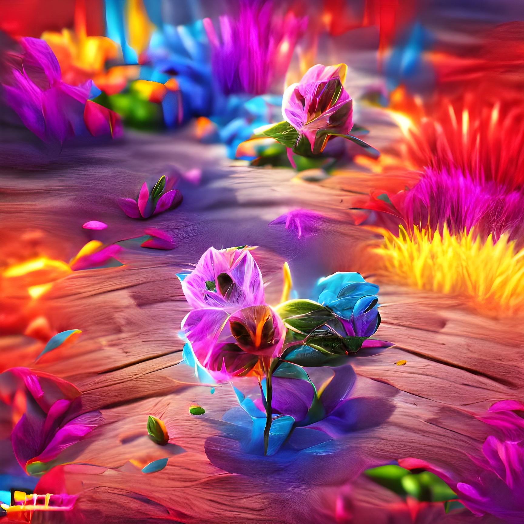 Neon Flowers #2