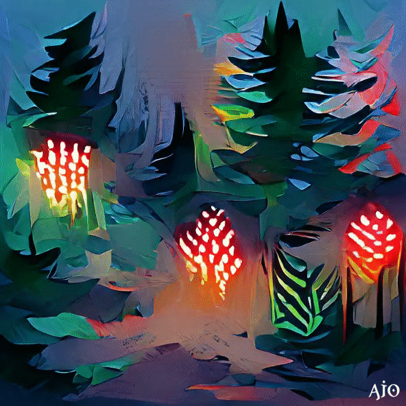 Forest Lights #102