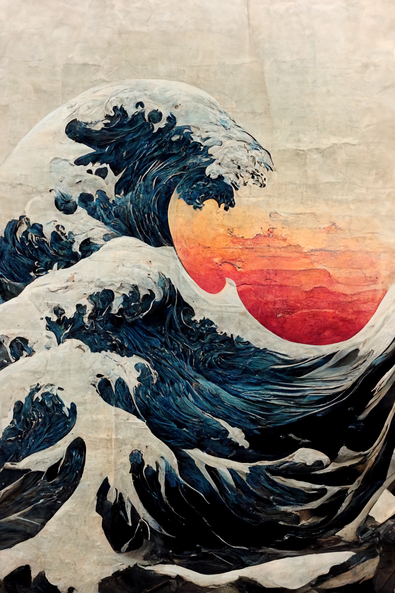 The Great Watercolor Wave