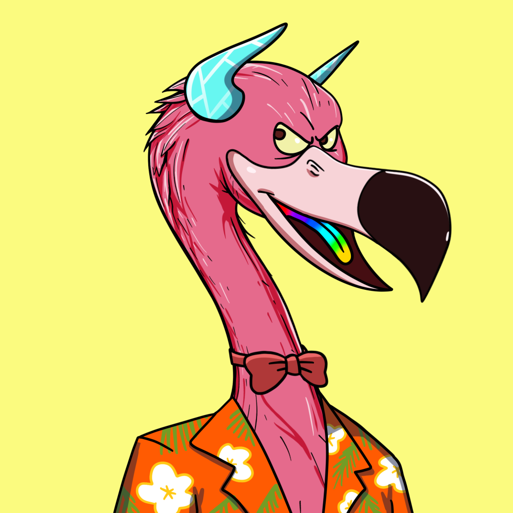 Flashy Flamingos #102