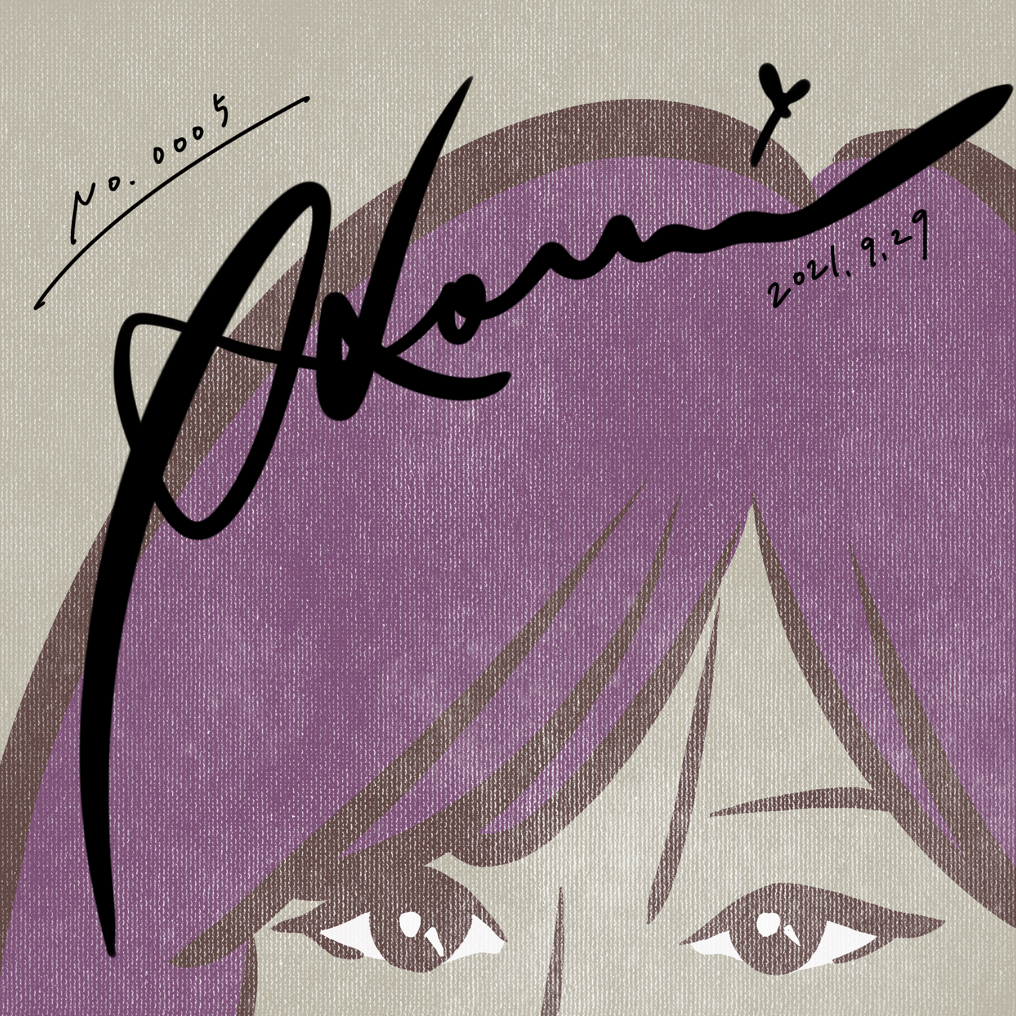 Akari's autograph #5