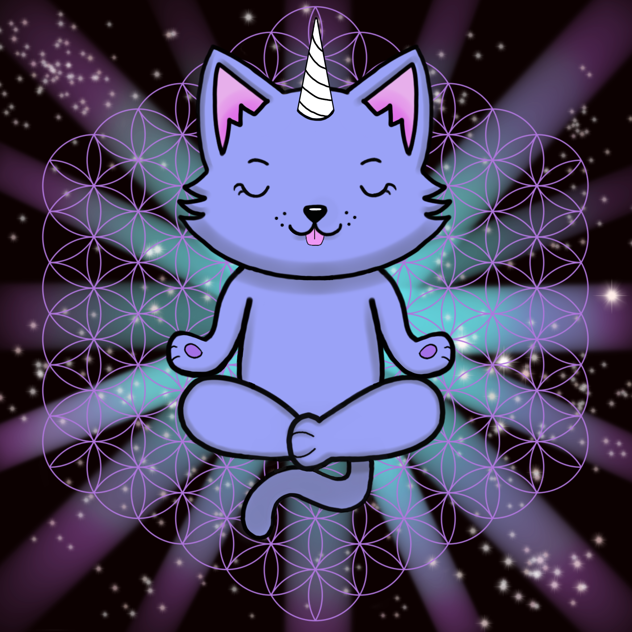 Meditating Kitten 16