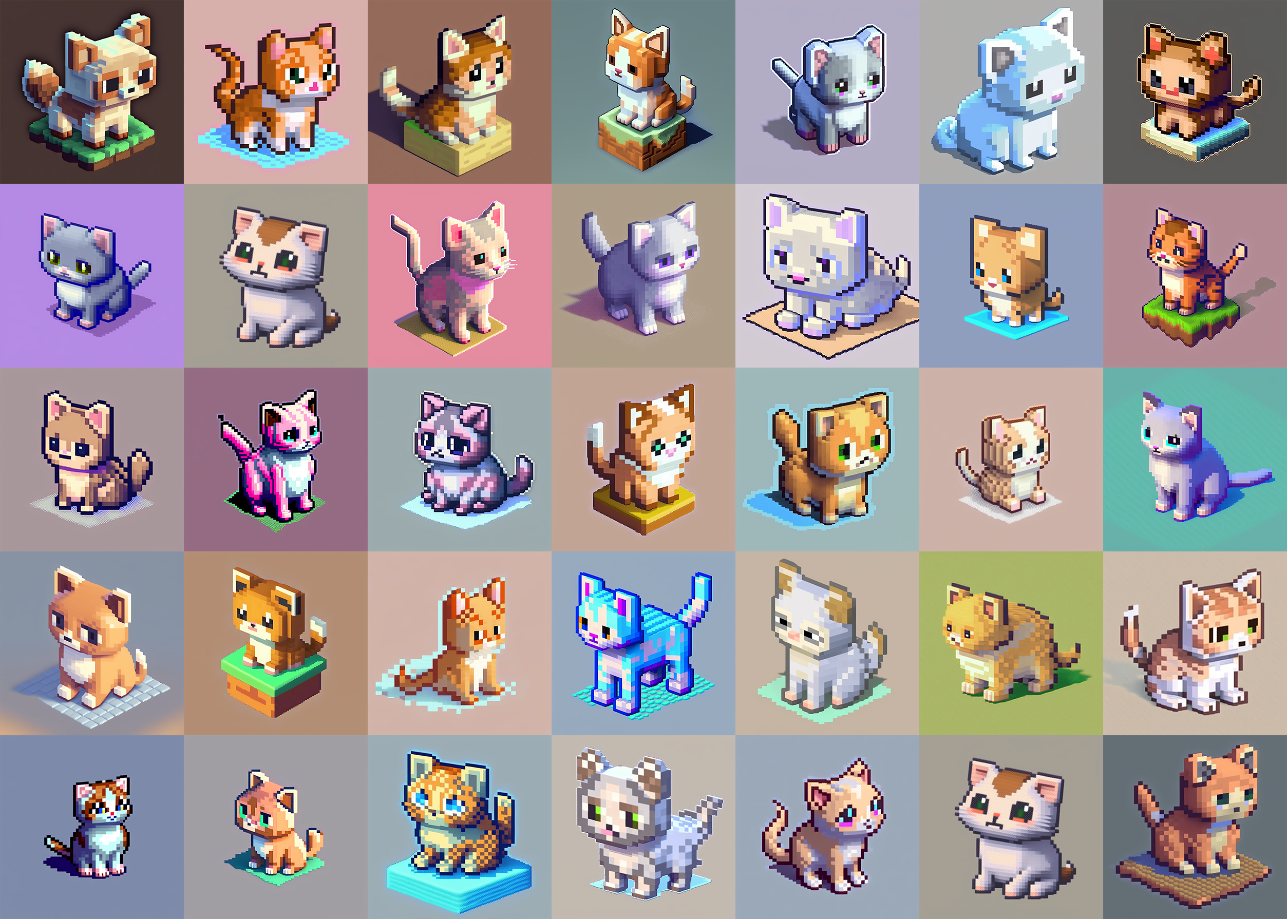 AiArtPuzzle 3 Kittens