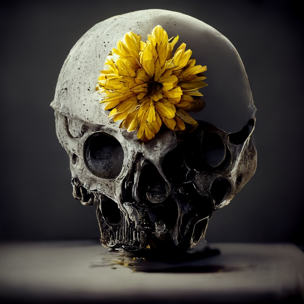 Skull Flower #08
