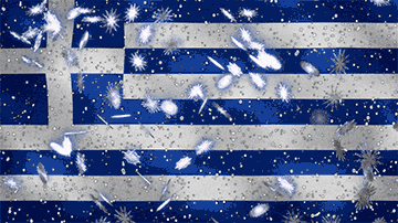 Greek snowfall