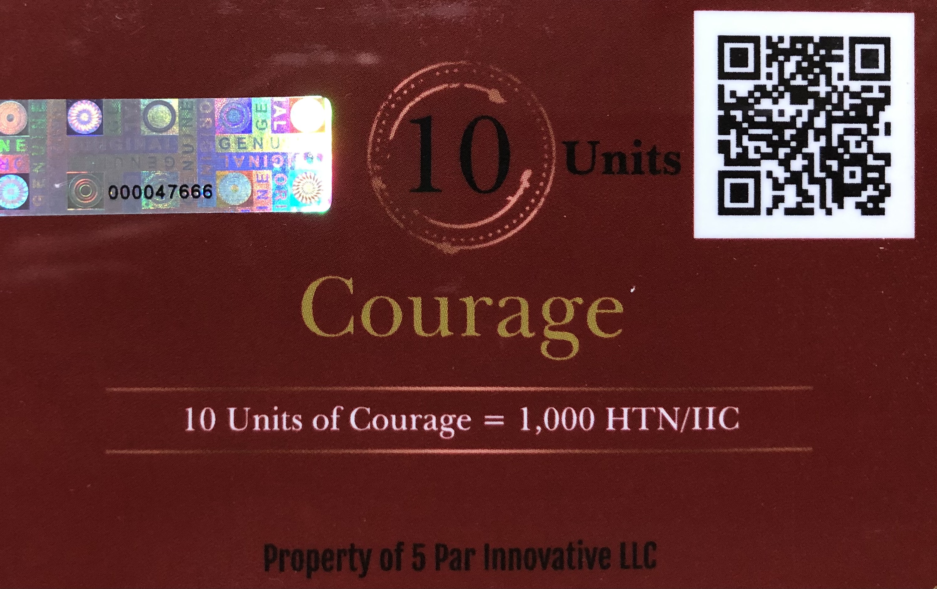 10 Units of Courage