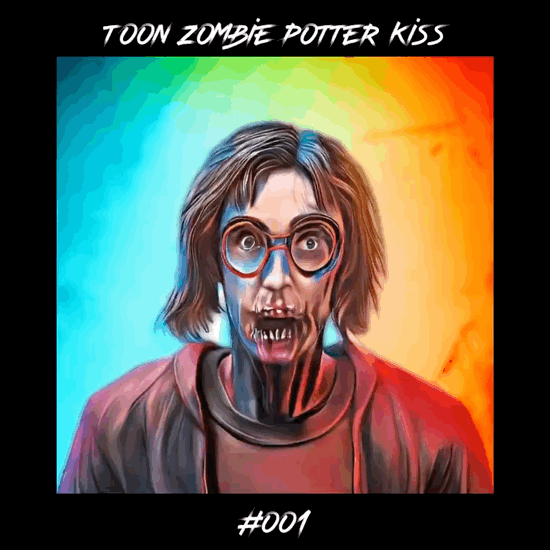 Toon Zombie Potter Kiss 💋