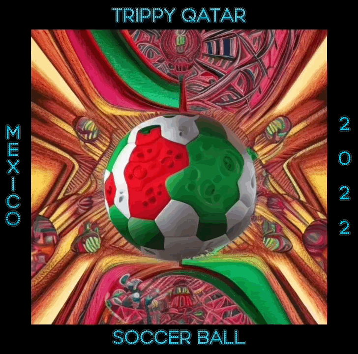 Trippy Soccer Ball ⚽️ Mexico