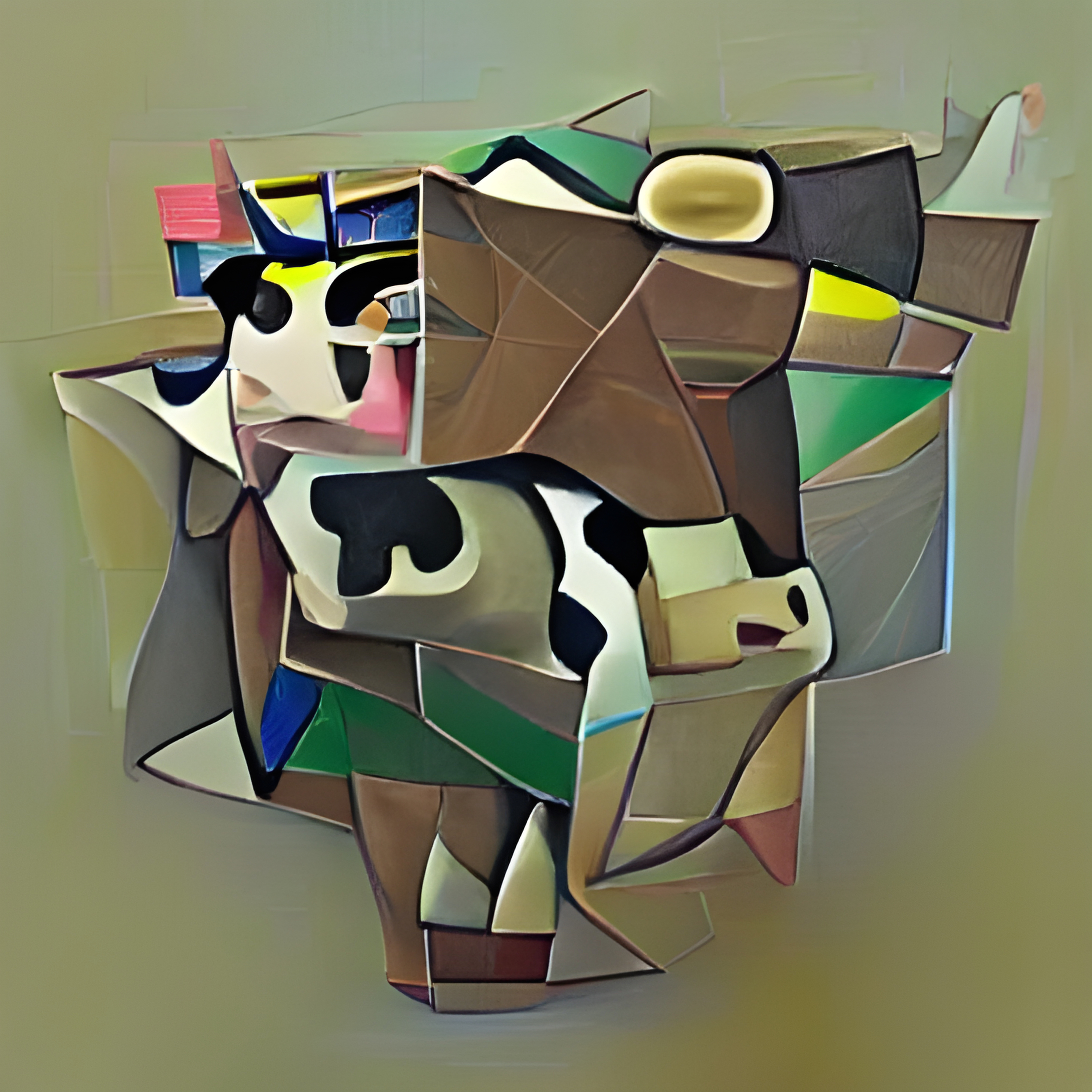Cubist Cow