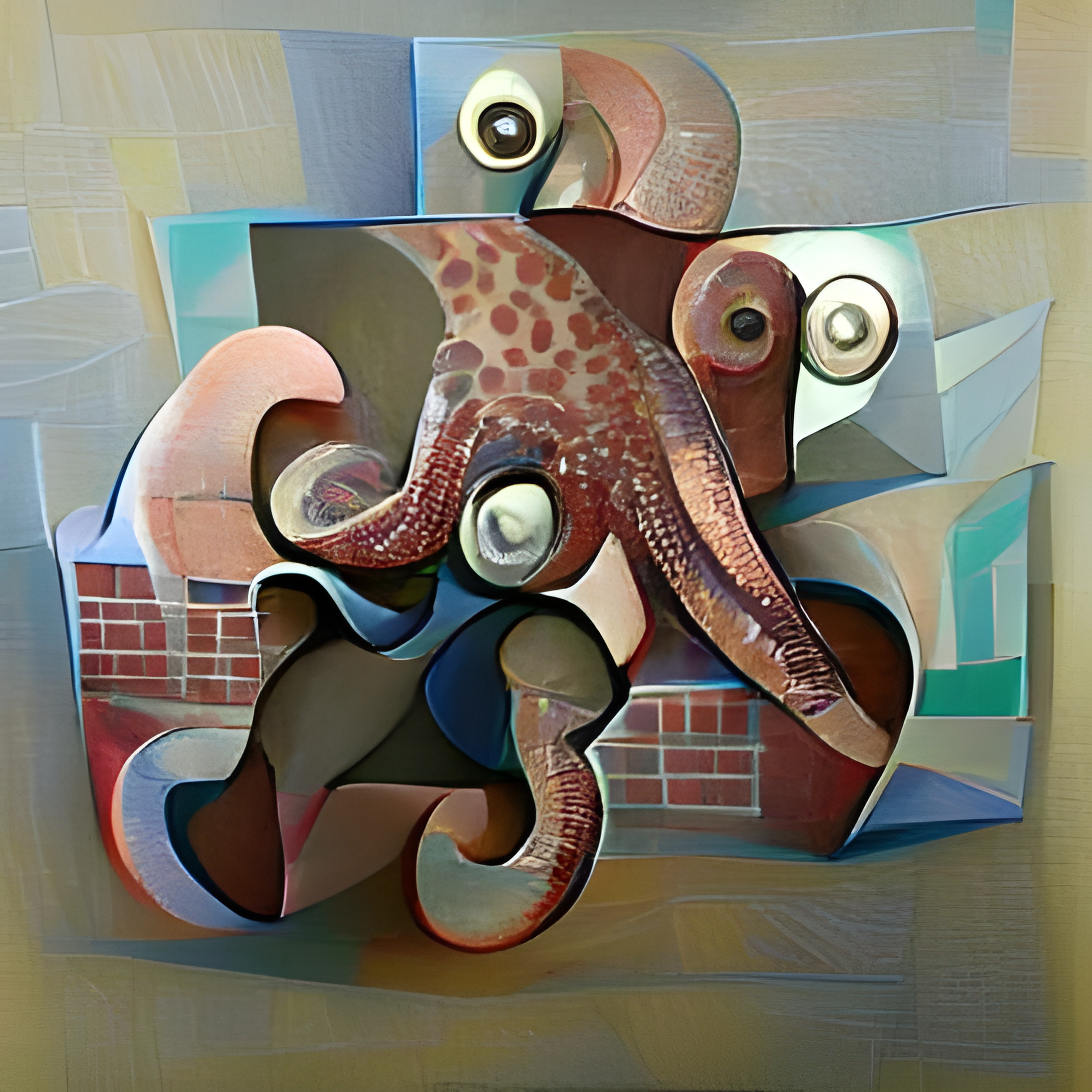 Cubist Octopus