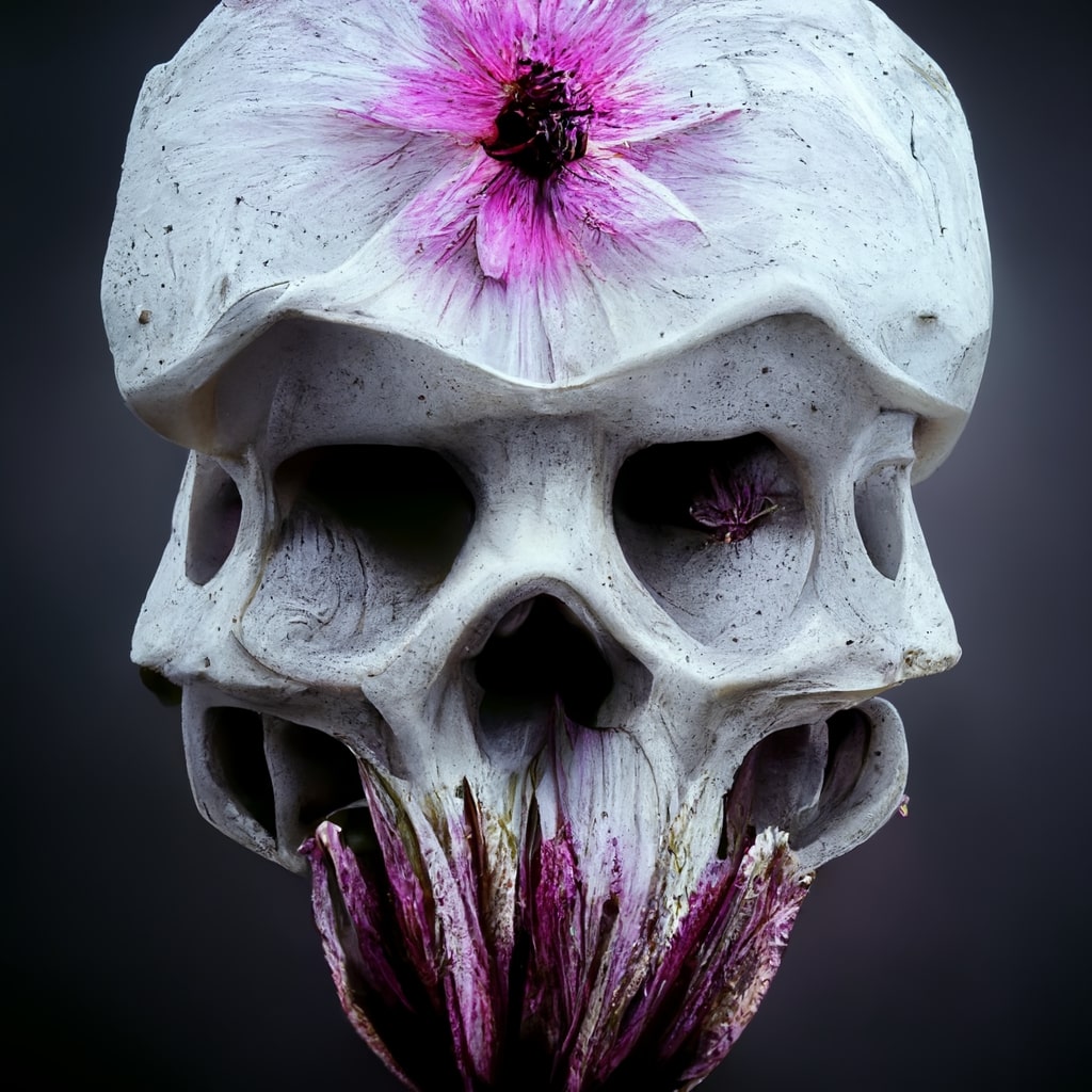 Skull Flower #06