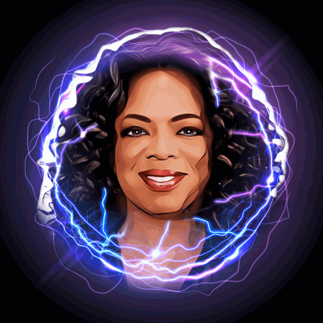 Neon Oprah Winfrey
