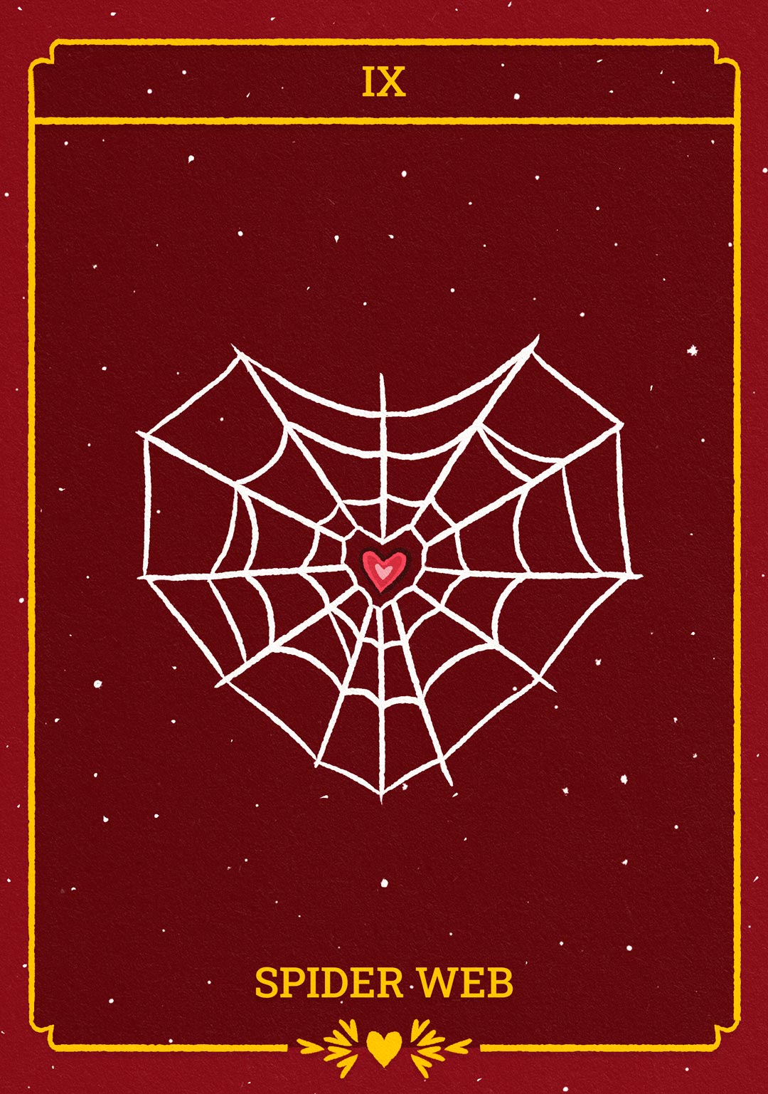 Spider Web Card IX
