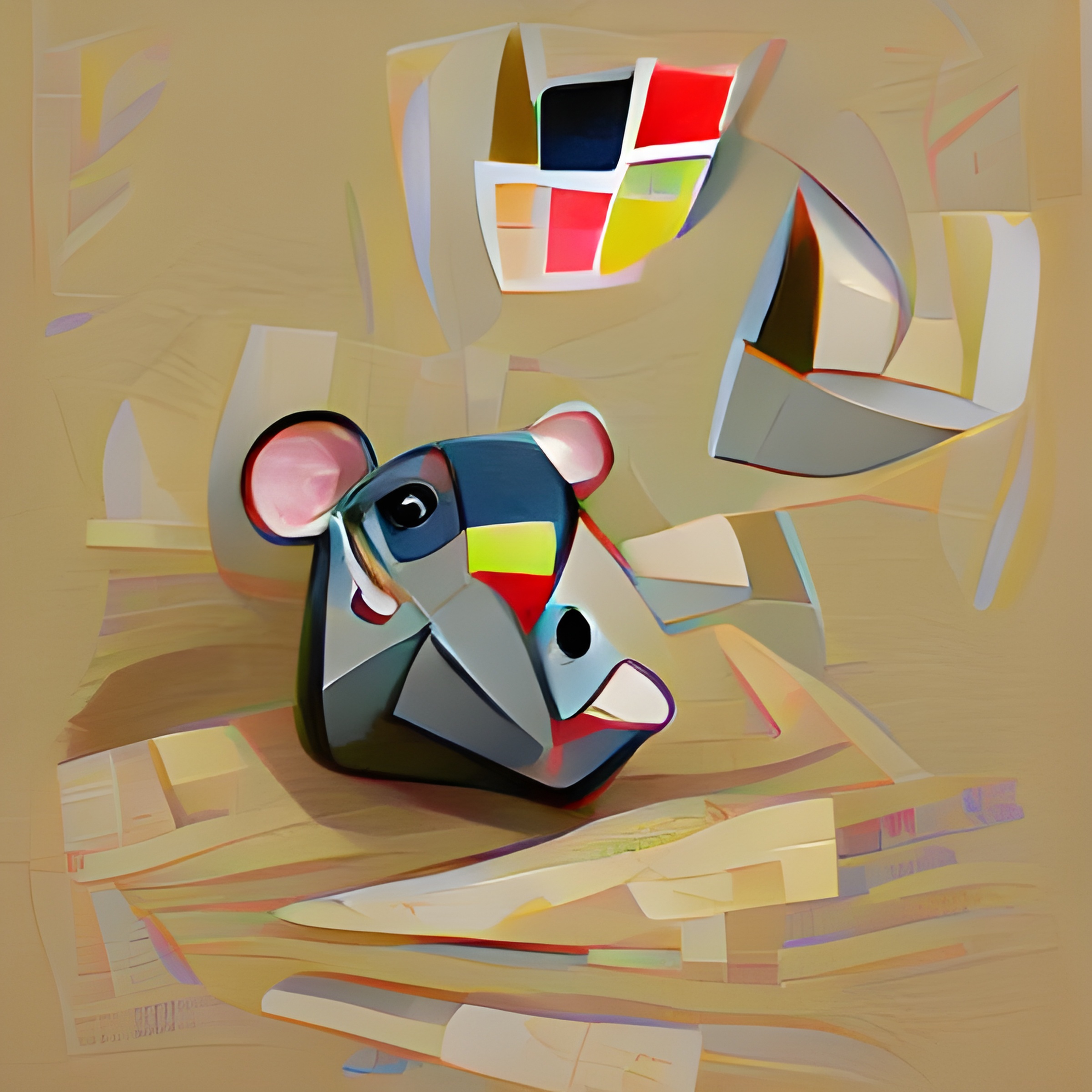 Cubist House Mouse