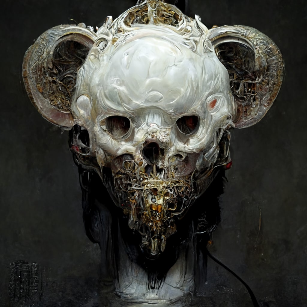 Monkey Skull #01