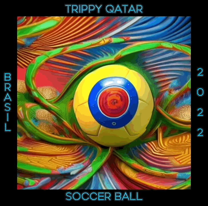 Trippy Soccer Ball ⚽️ Brasil