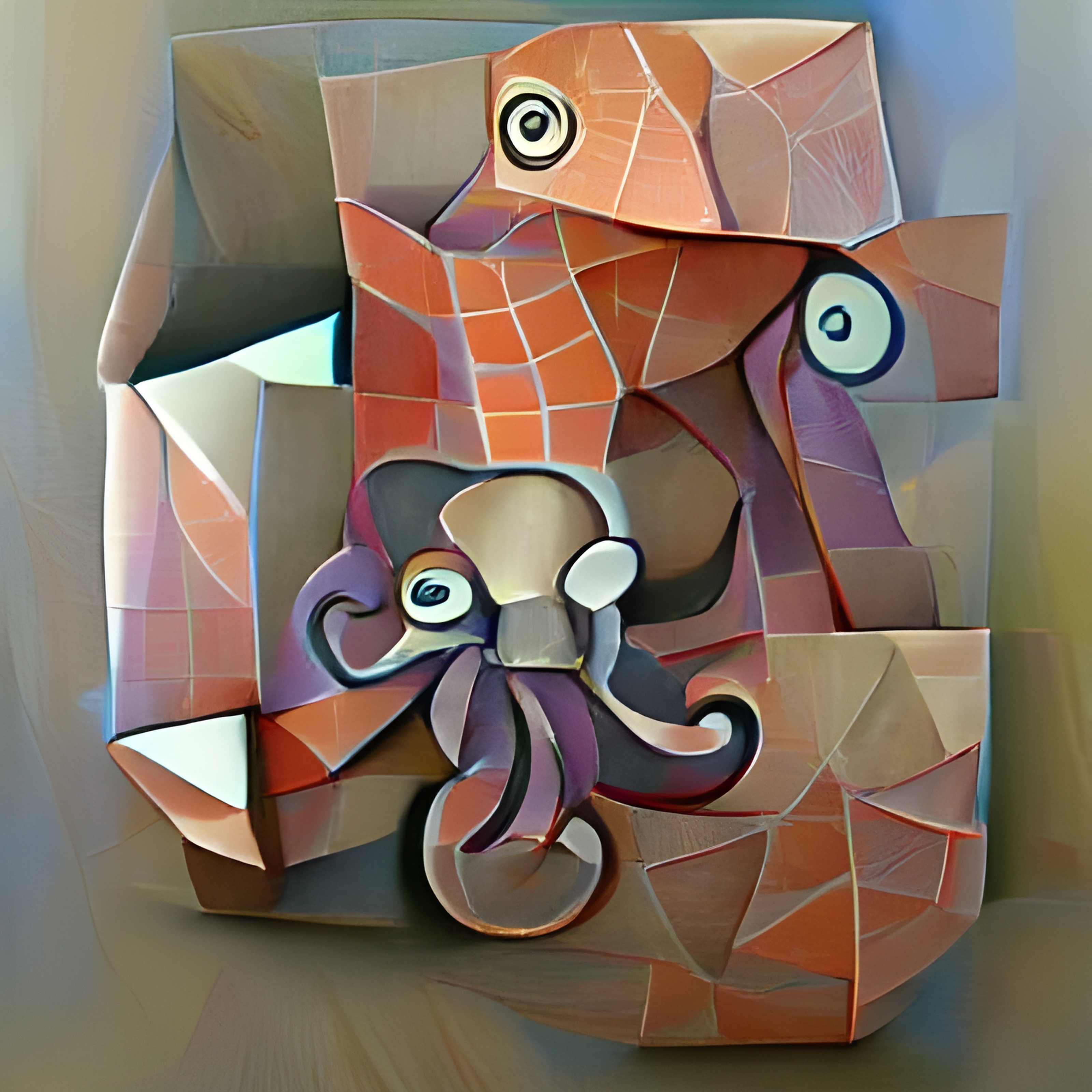 Cubist Octopus 2