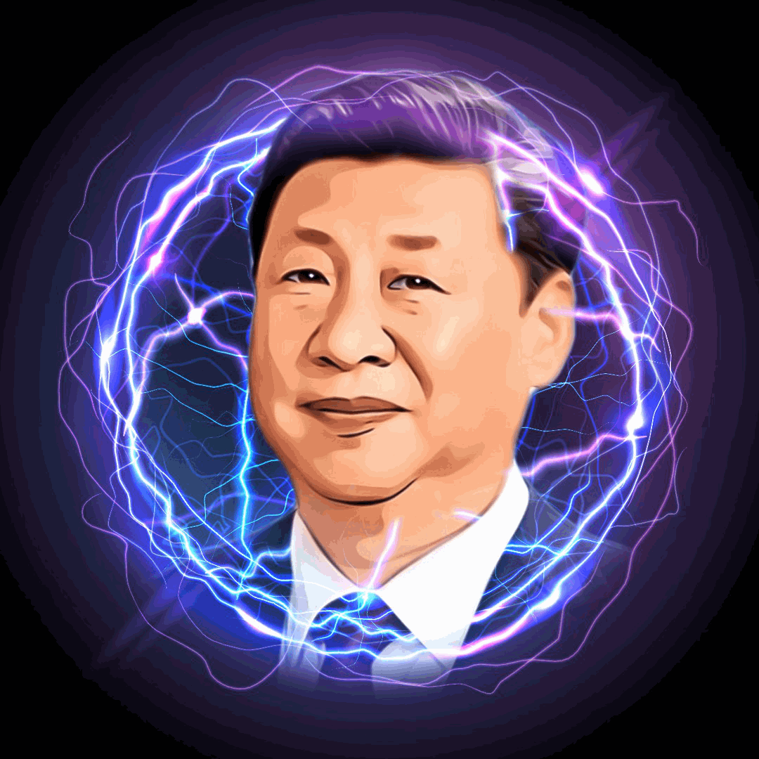 Neon Xi Jinping