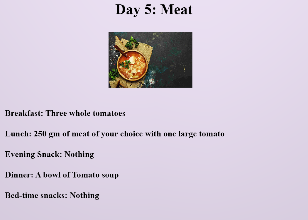 7 Days Diet Plan #5