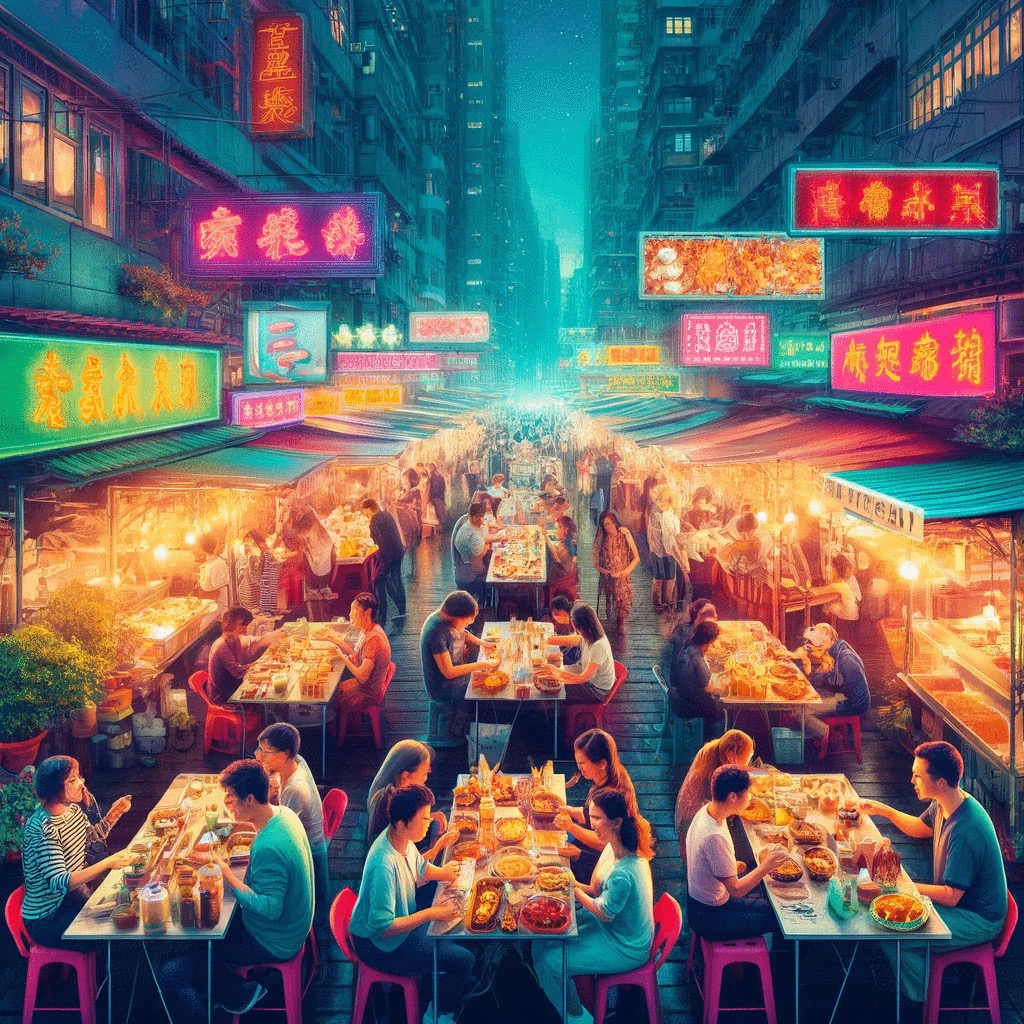 Flavor Lanes of Hong Kong