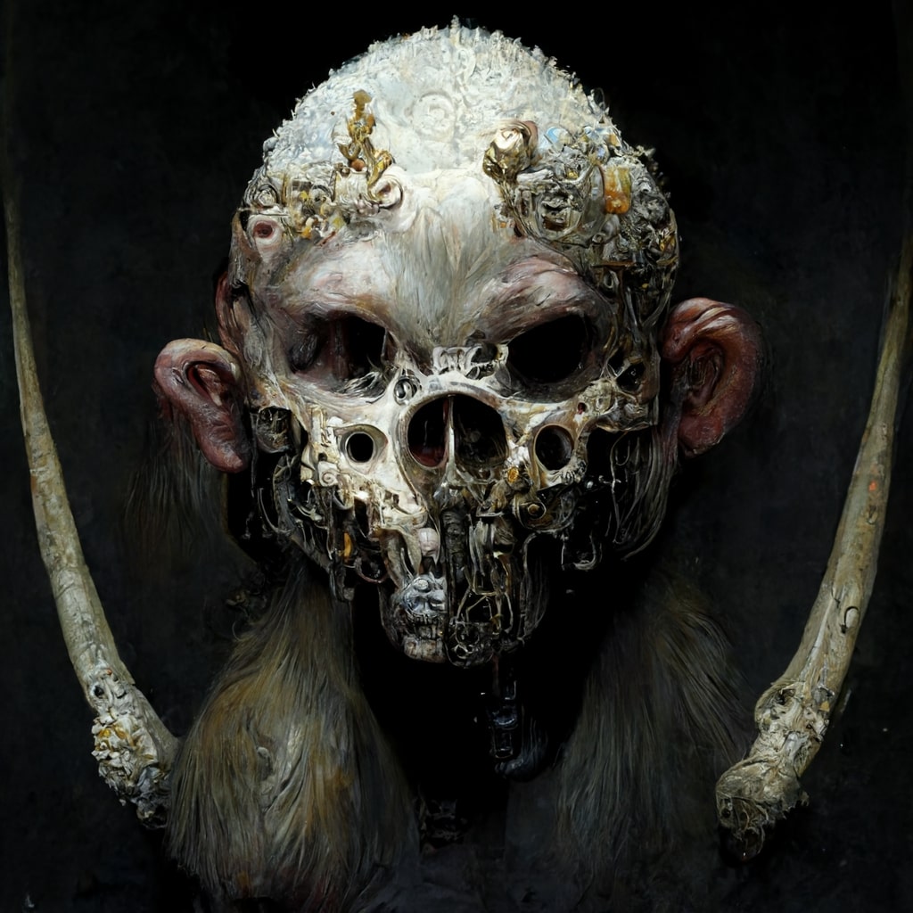 Monkey Skull #05