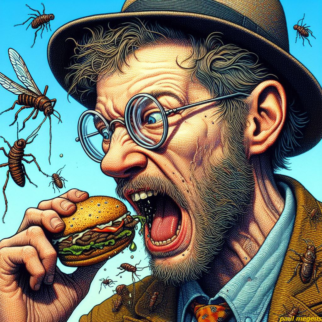 who loves bug burgers ?!