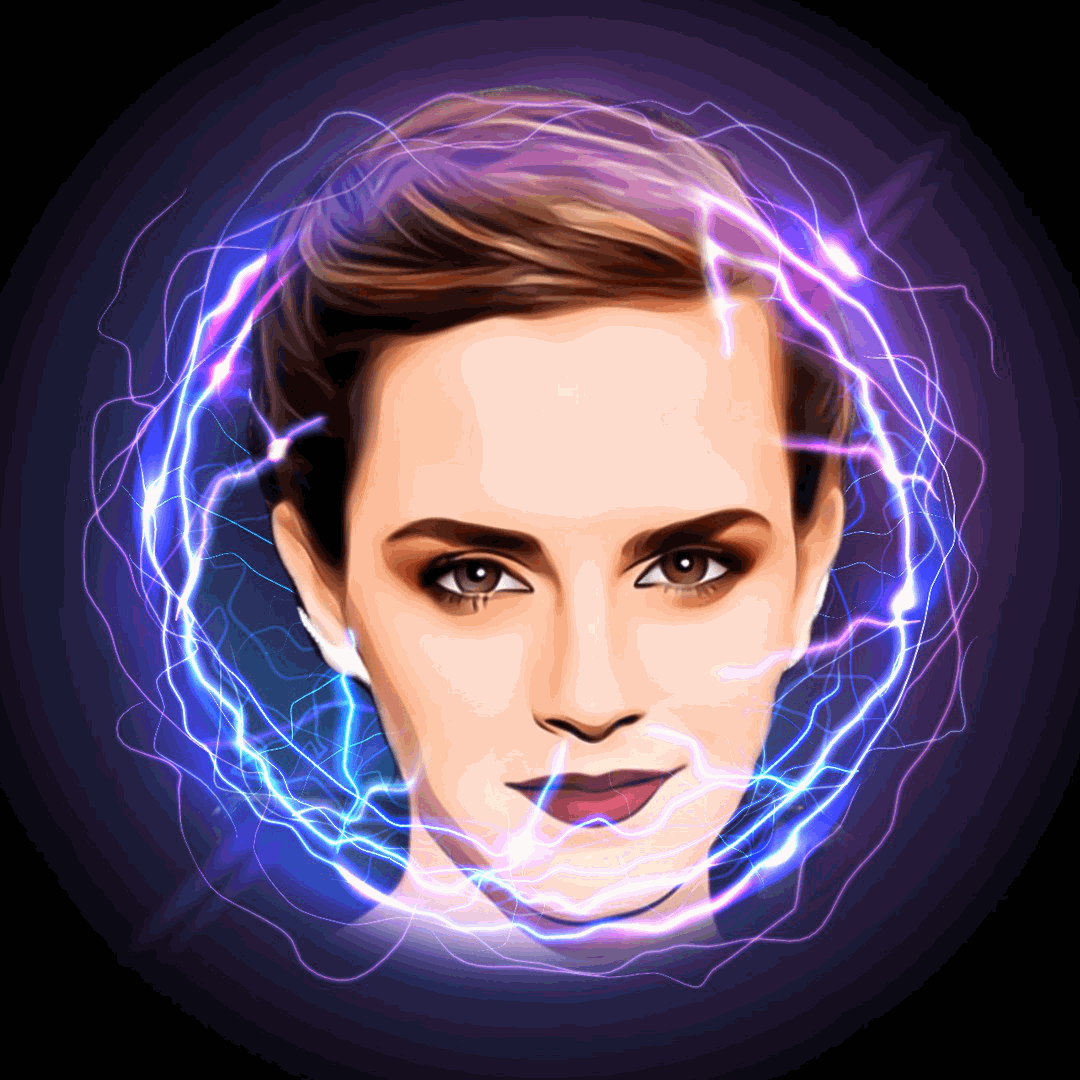 Neon Emma Watson