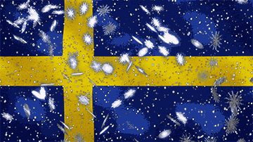 Swedish snowfall