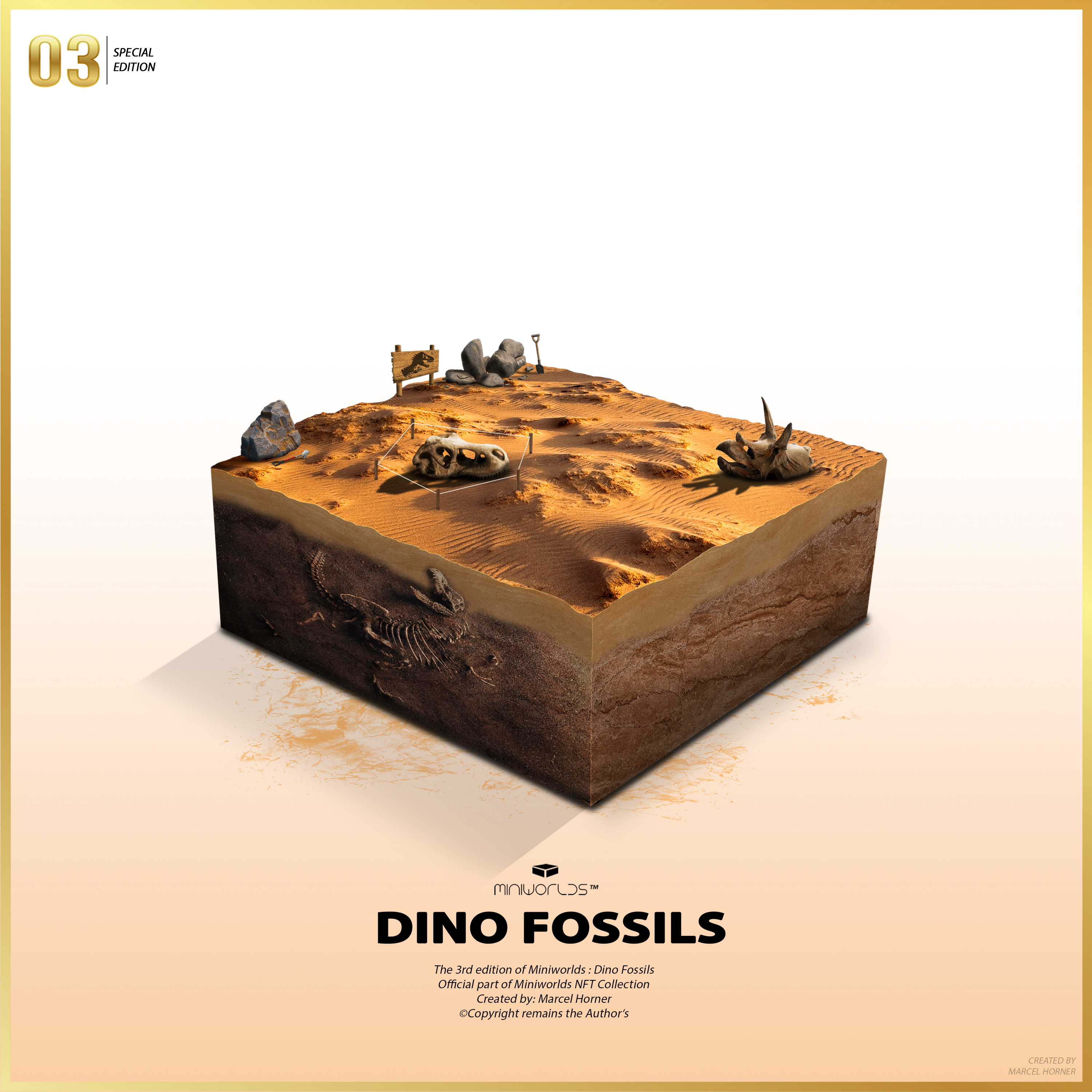 Miniworlds: Dino Fossils #03