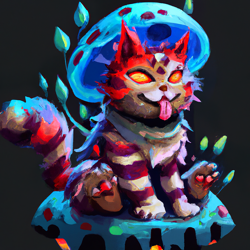 Funky Cat Shroom XIX