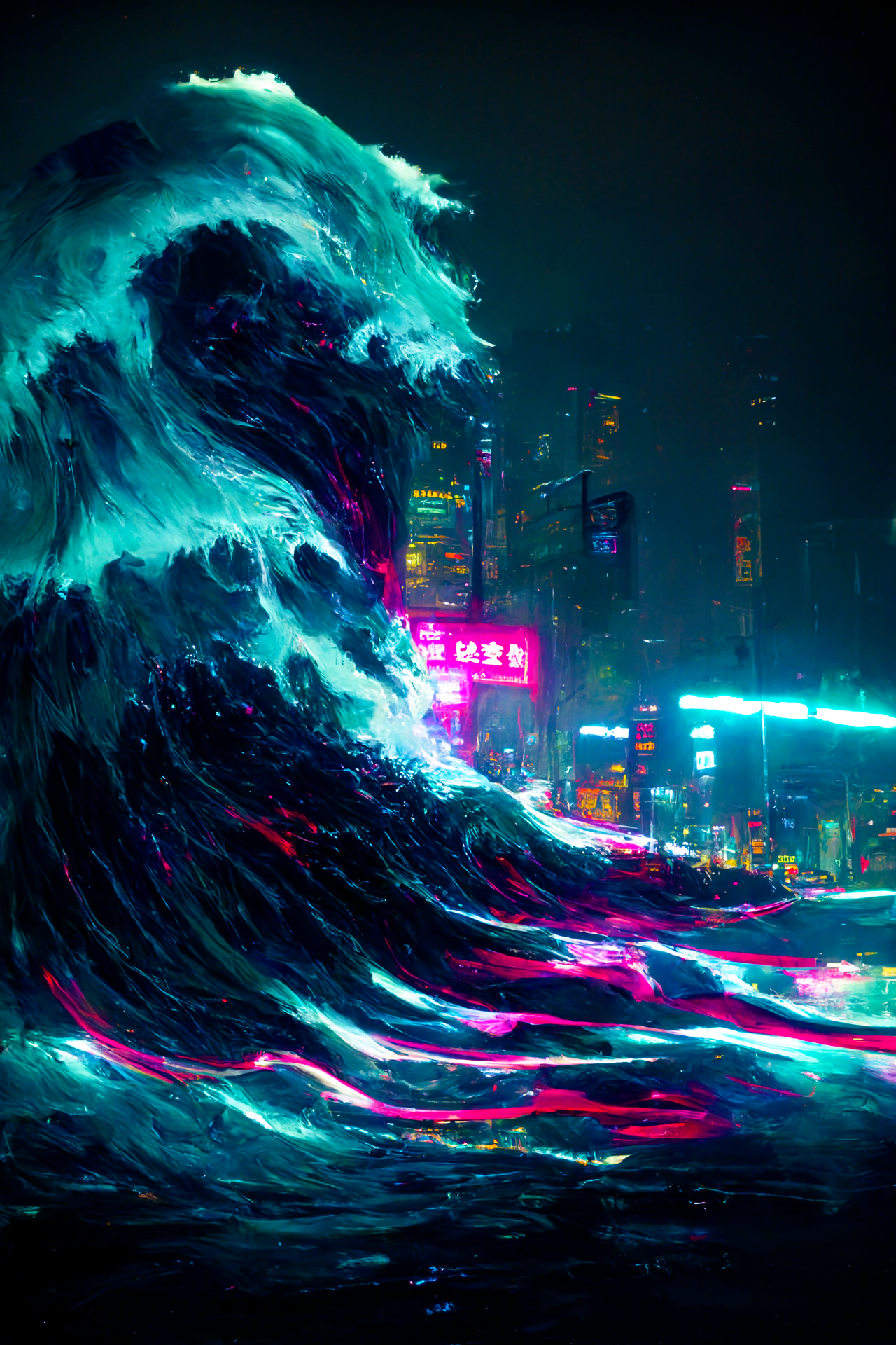 The Great wave off Hong Kong