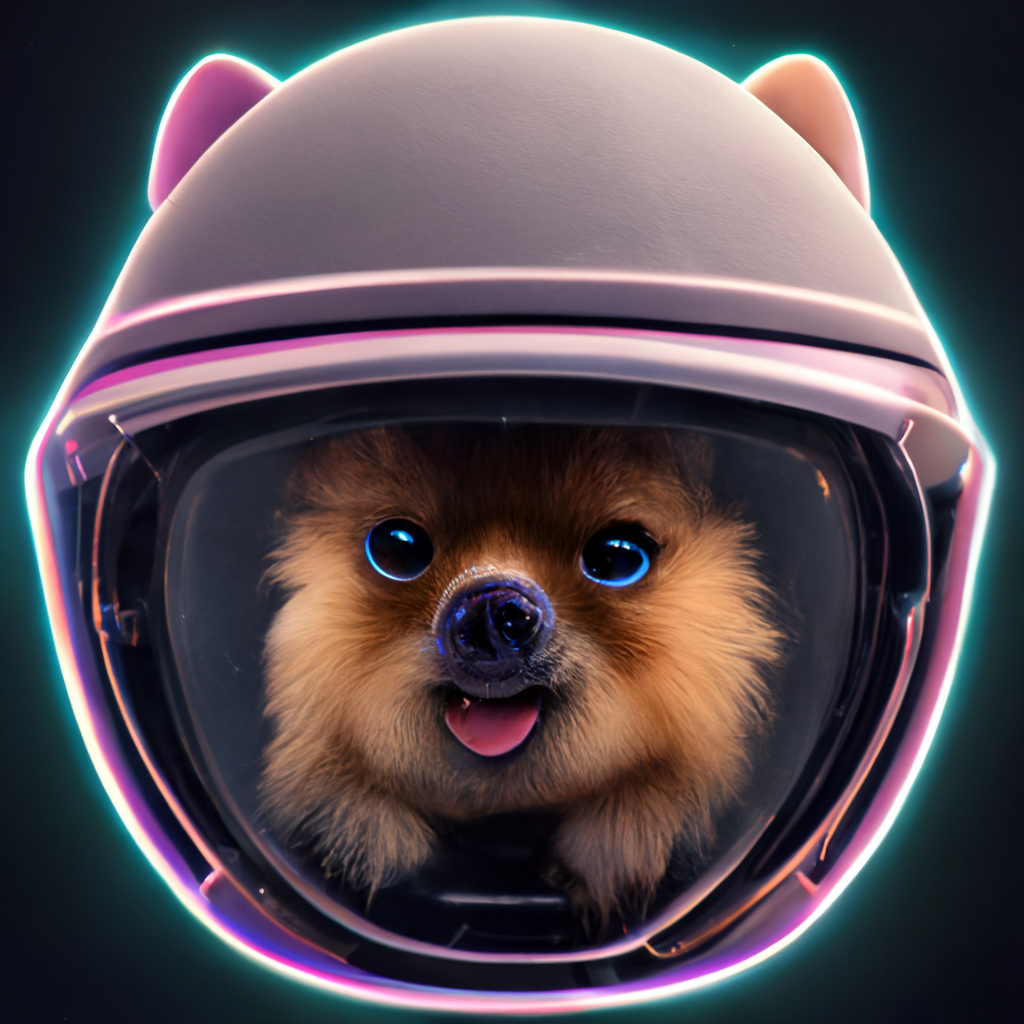 Pomeranian Astronaut