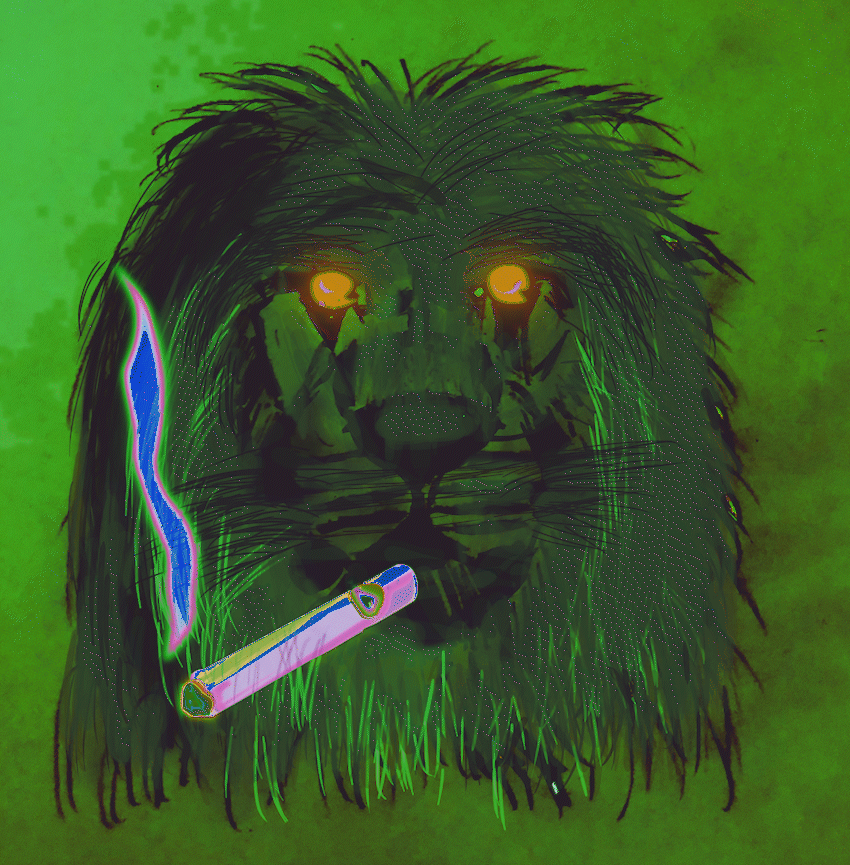 Green Lion Punk King
