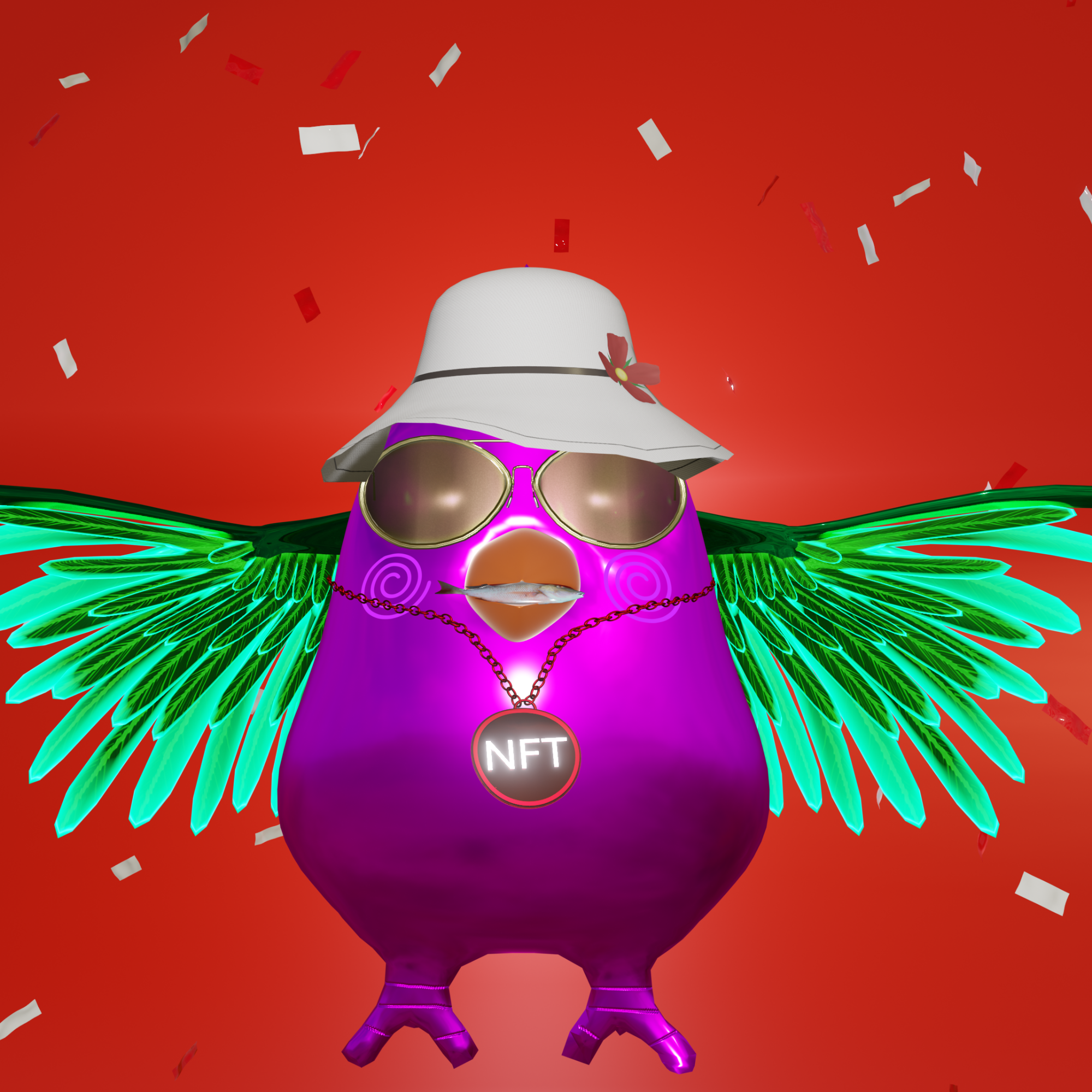 Angry Sparrow 3D #35