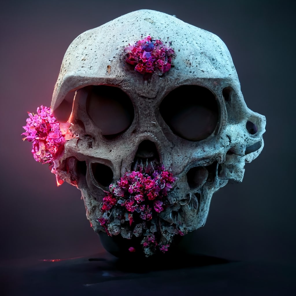 Skull Flower #02
