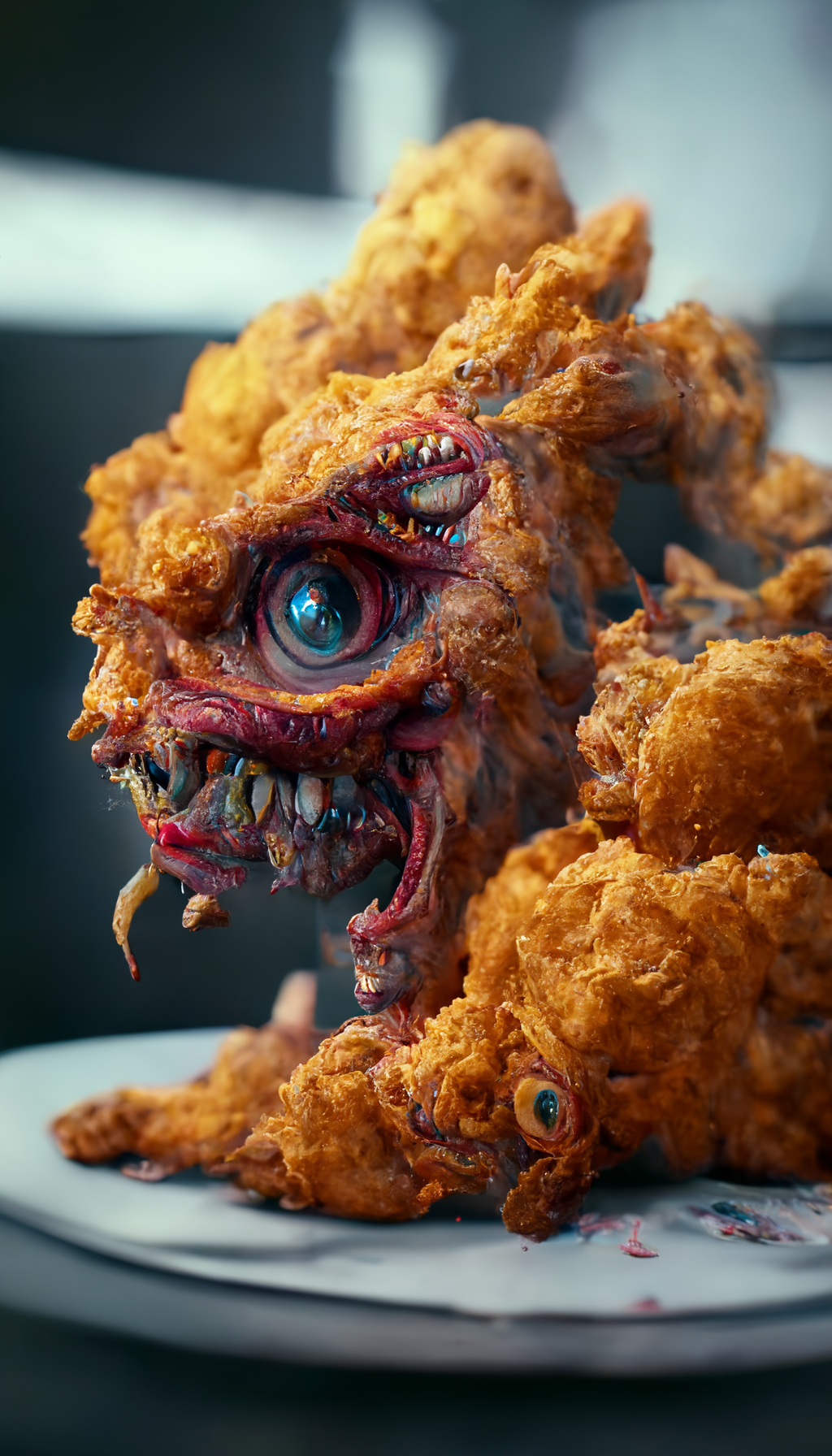 Fried Chicken Food Monster