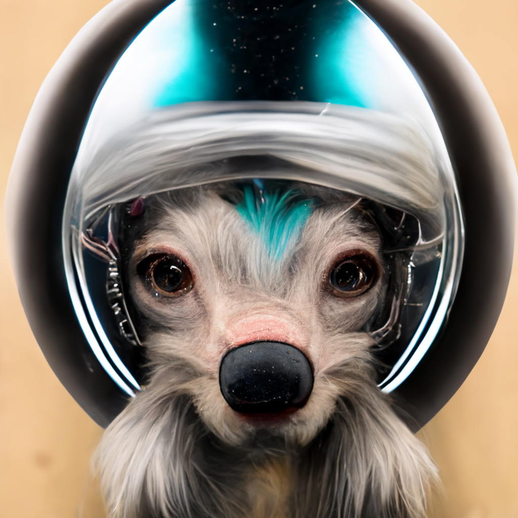 Chinese Crested Astronaut