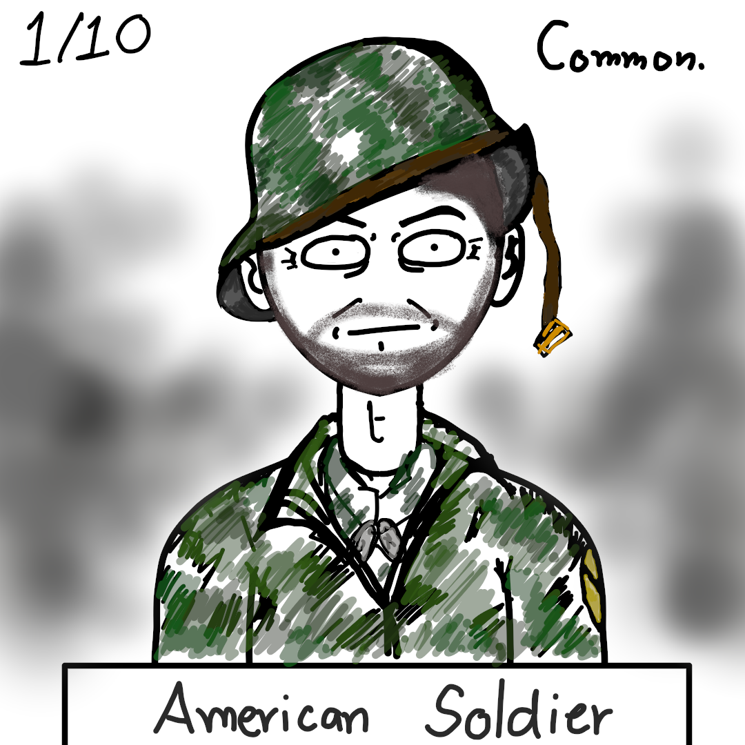 Anerican Soldier ( Common ) 1/10